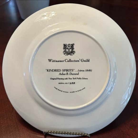 Wittnauer Collectors Guild Bone China 9” Plates Colonial 4pcs Wall Art - Picture 9 of 9